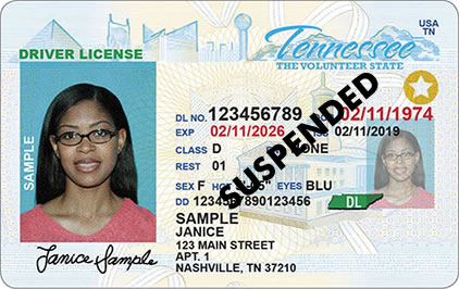 SUSPENDED LICENSE
